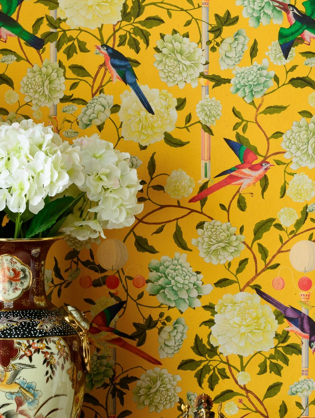 Wandbild The Garden Of Immortality Gelb 3 Wandbild The Garden Of Immortality Gelb