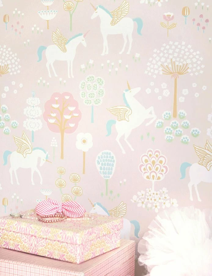 Tapete True Unicorns Zartrosa 3 Tapete True Unicorns Zartrosa