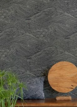 Tapete Ulevan Schwarzgrau -Geschaft Tapeten Ulevan A 821801 2880x1440