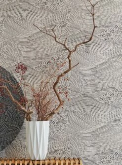 Tapete Ulevan Kieselgrau Schimmer