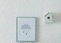 Tapete Uncountable Dots Minttürkis