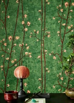 Tapete VanGogh Branches Laubgrün -Geschaft Tapeten VanGogh Branches A 451464 2880x1440