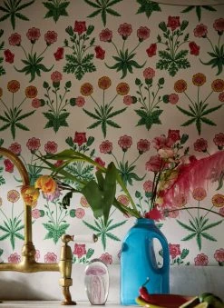 Tapete Vatea Grüntöne