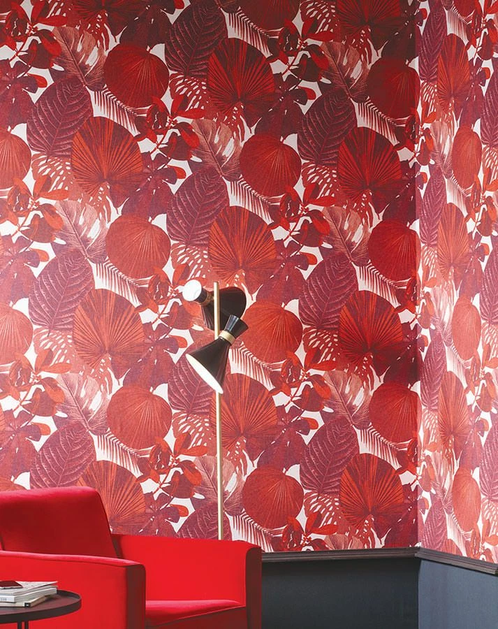 Tapete Venaria Korallenrot 5 Tapete Venaria Korallenrot – Bild 3
