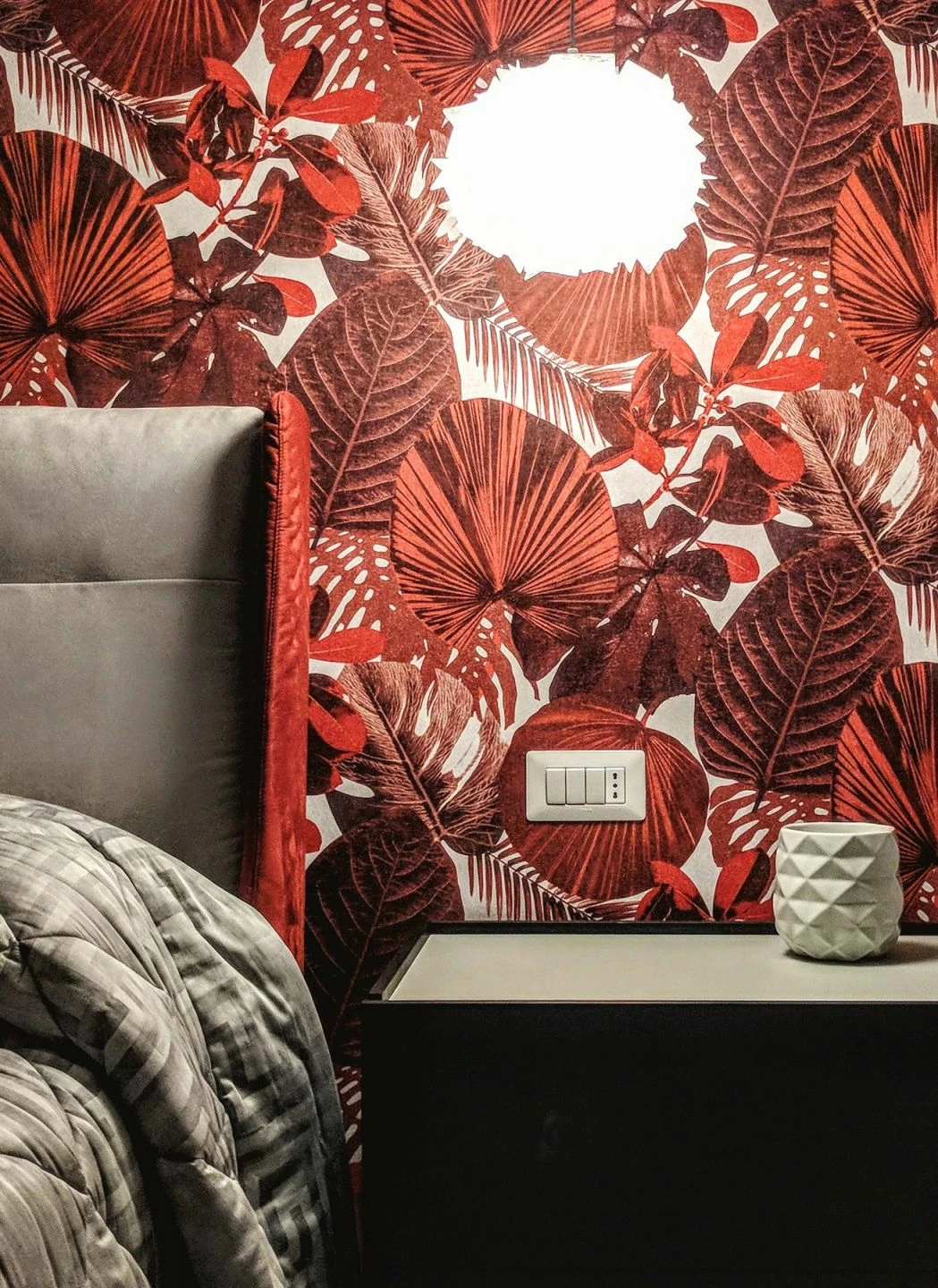 Tapete Venaria Korallenrot 6 Tapete Venaria Korallenrot – Bild 4