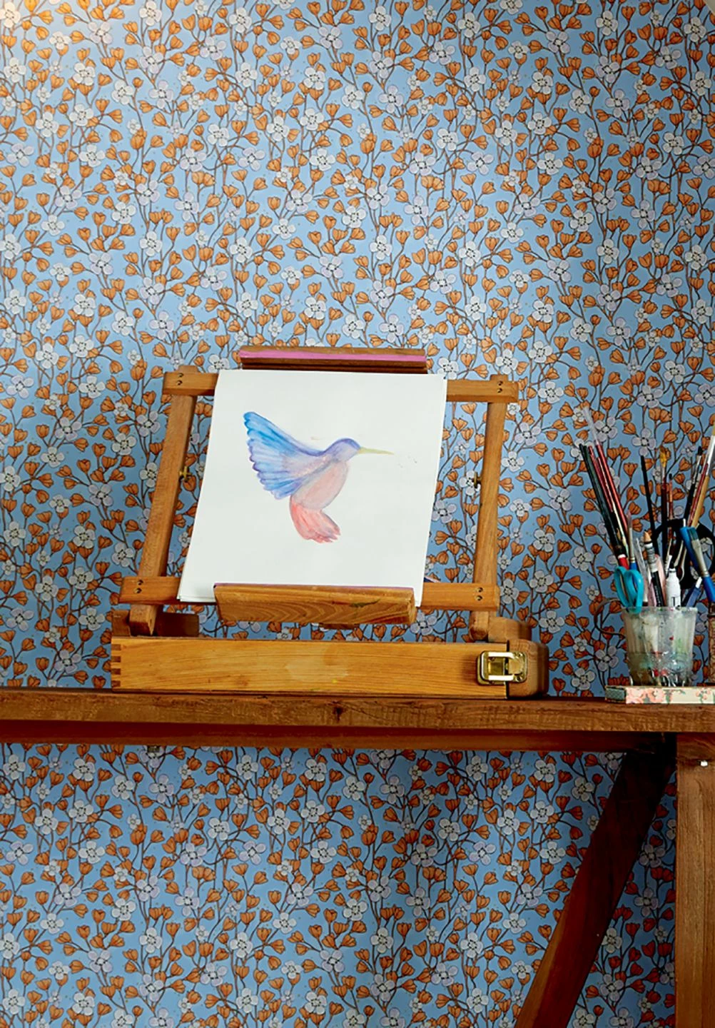 Tapete Videnna Orangebraun 4 Tapete Videnna Orangebraun – Bild 2