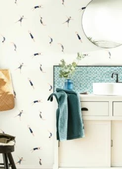 Tapete Water Dancer Weiss -Geschaft Tapeten Water Dancer B 864601 2880x1440