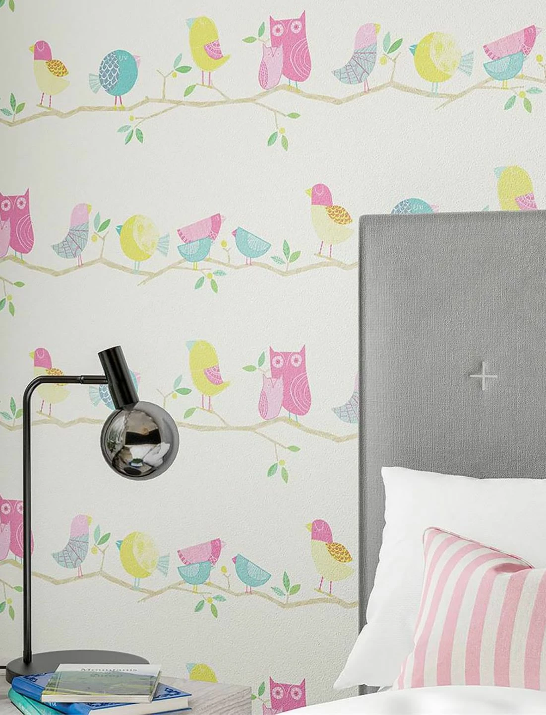 Tapete What A Hoot Rosa 3 Tapete What A Hoot Rosa