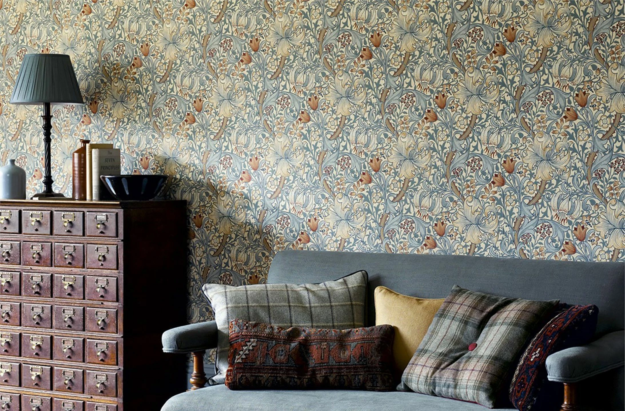 Tapete Wispa Mintgrau 5 Tapete Wispa Mintgrau – Bild 3