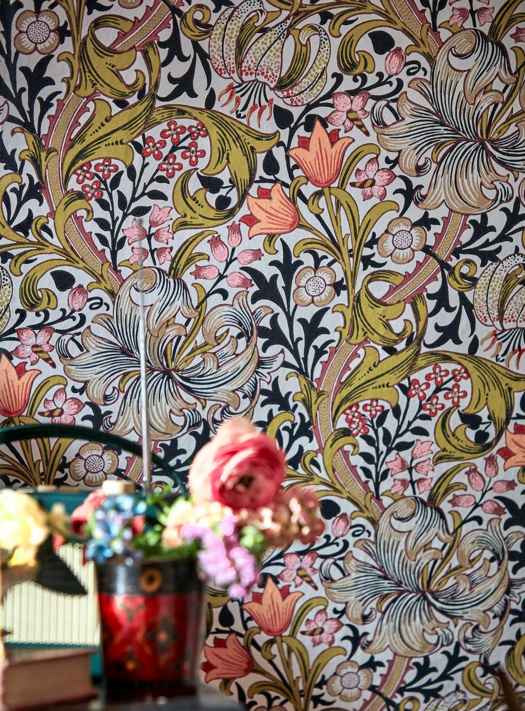 Tapete Wispa Olivgelb 3 Tapete Wispa Olivgelb