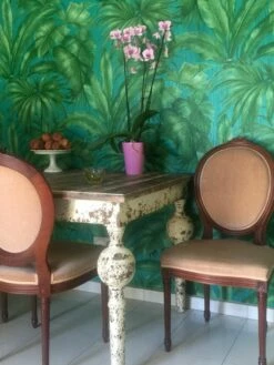 Versace Tapete Yasmin Türkis -Geschaft Tapeten Yasmin L 410551 2880x1440