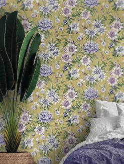 Tapete Zagora Hellcurrygelb -Geschaft Tapeten Zagora C 104471 2880x1440