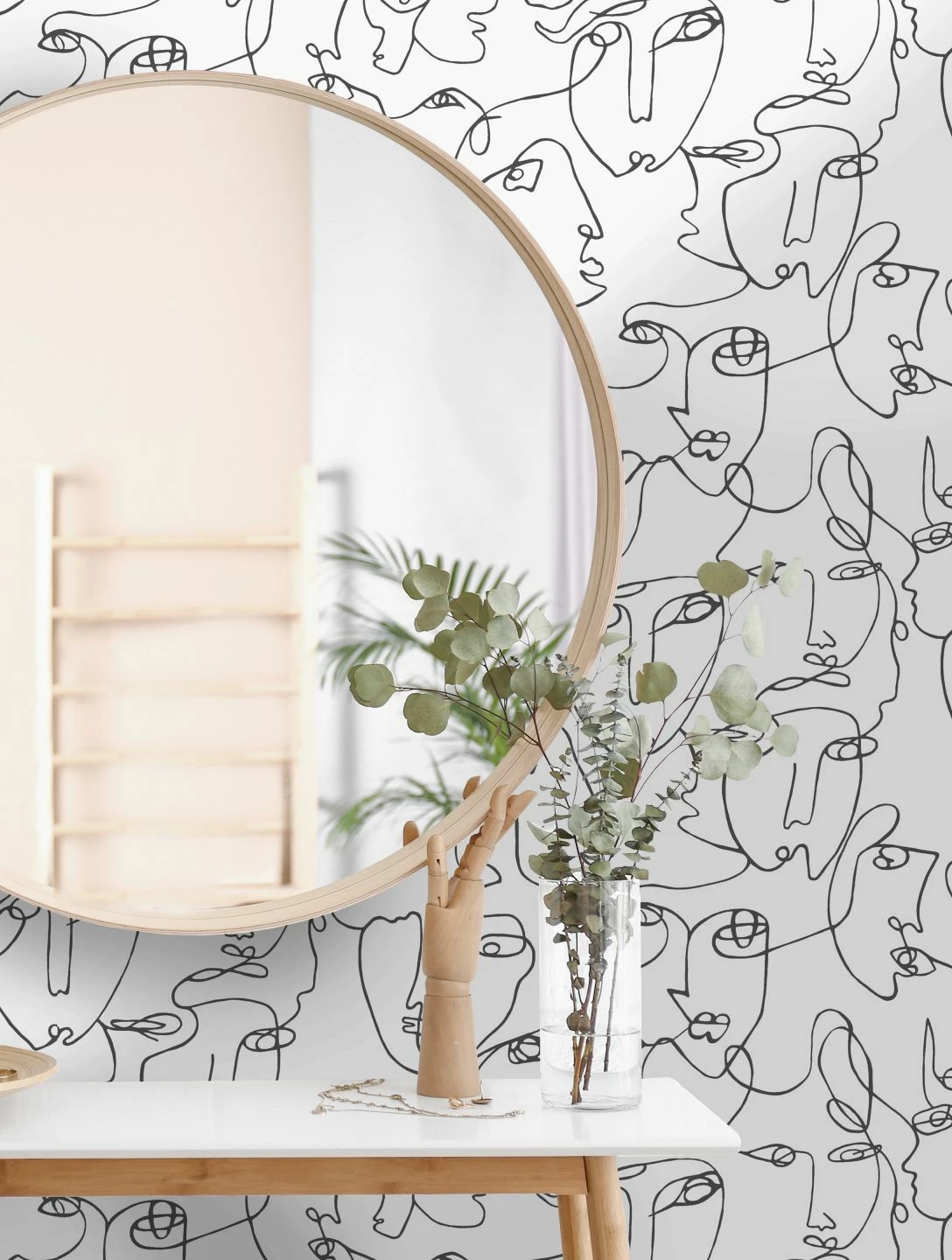 Tapete Zaralin Weiss 5 Tapete Zaralin Weiss – Bild 3