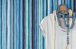 Tapete Zeno Türkisblau