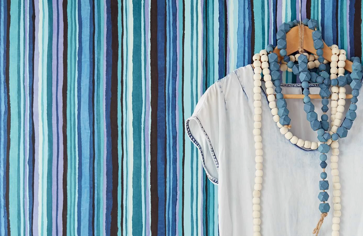 Tapete Zeno Türkisblau 3 Tapete Zeno Türkisblau