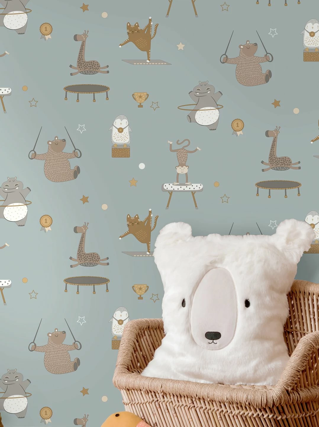 Tapete Zolympic Hellblaugrau 5 Tapete Zolympic Hellblaugrau – Bild 3