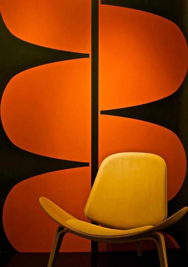 Tapete Alvorada Dunkelrotorange 3 Tapete Alvorada Dunkelrotorange