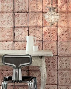 Tapete Brooklyn Tins 06 Rosenholz