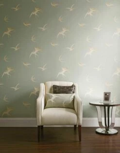 Tapete Izanami Hellblaugrau