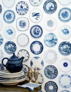 Tapete Porcellain 02 Blau