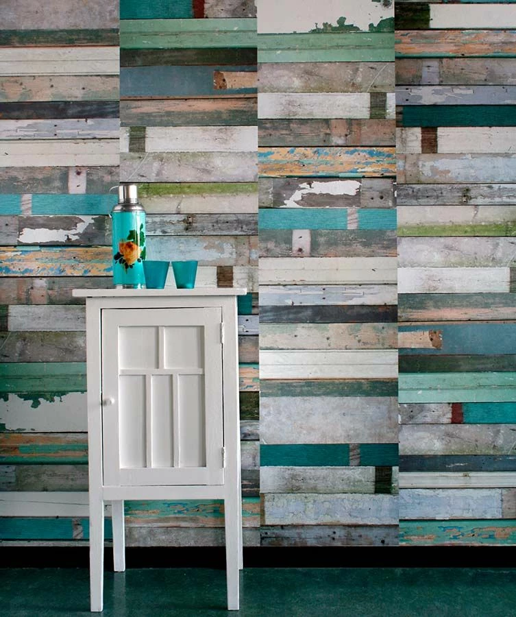 Tapete Scrapwood 12 Blassgrün 3 Tapete Scrapwood 12 Blassgrün