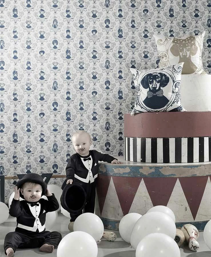 Tapete Tillsammans Dunkelblau 5 Tapete Tillsammans Dunkelblau – Bild 3